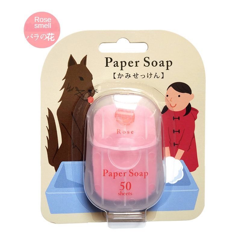Portable Soap Sheets – 50-Pack Travel Handwashing Soap Strips