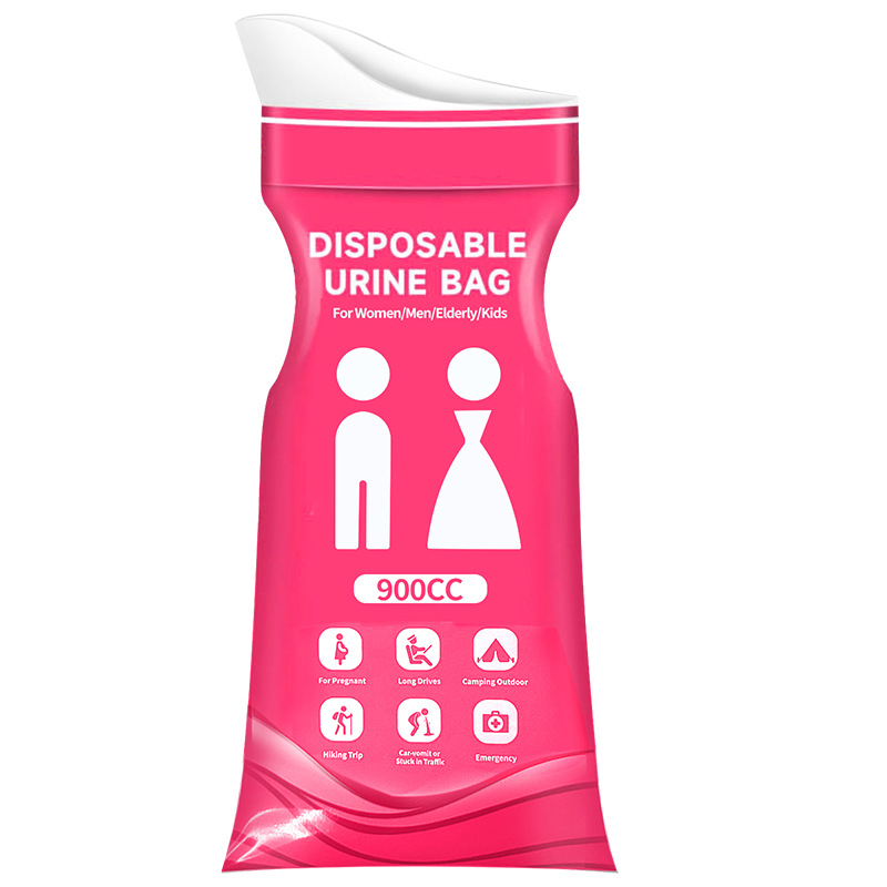 900ml 一次性旅行尿袋－男女適用車用緊急便器