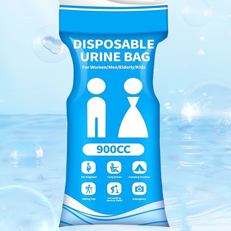 900ml 一次性旅行尿袋－男女適用車用緊急便器