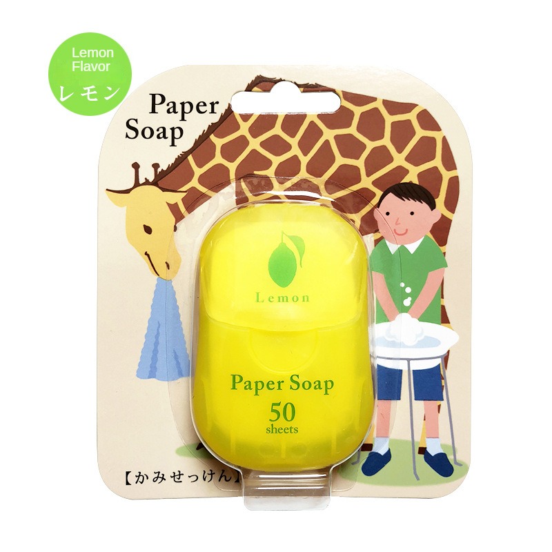 Portable Soap Sheets – 50-Pack Travel Handwashing Soap Strips