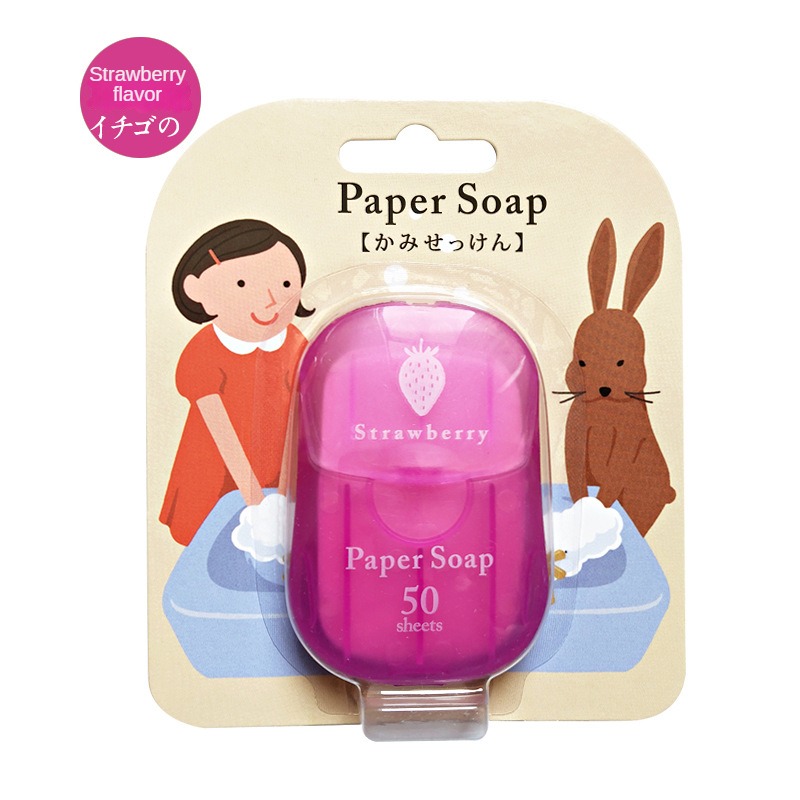 Portable Soap Sheets – 50-Pack Travel Handwashing Soap Strips